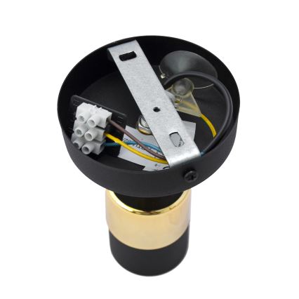 LED Wall spotlight TUBSSON 1xGU10/4,8W/230V black/gold