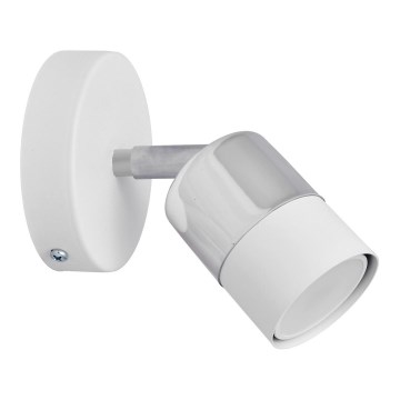 LED Wall spotlight TUBSSON 1xGU10/4,8W/230V white/shiny chrome