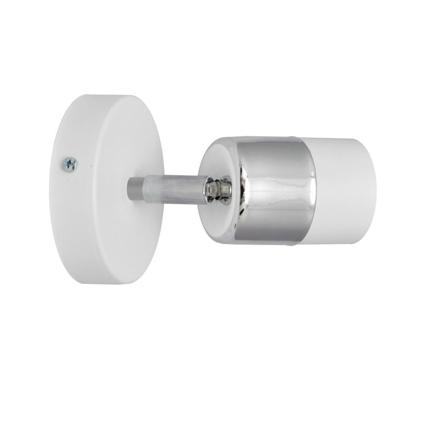 LED Wall spotlight TUBSSON 1xGU10/4,8W/230V white/shiny chrome