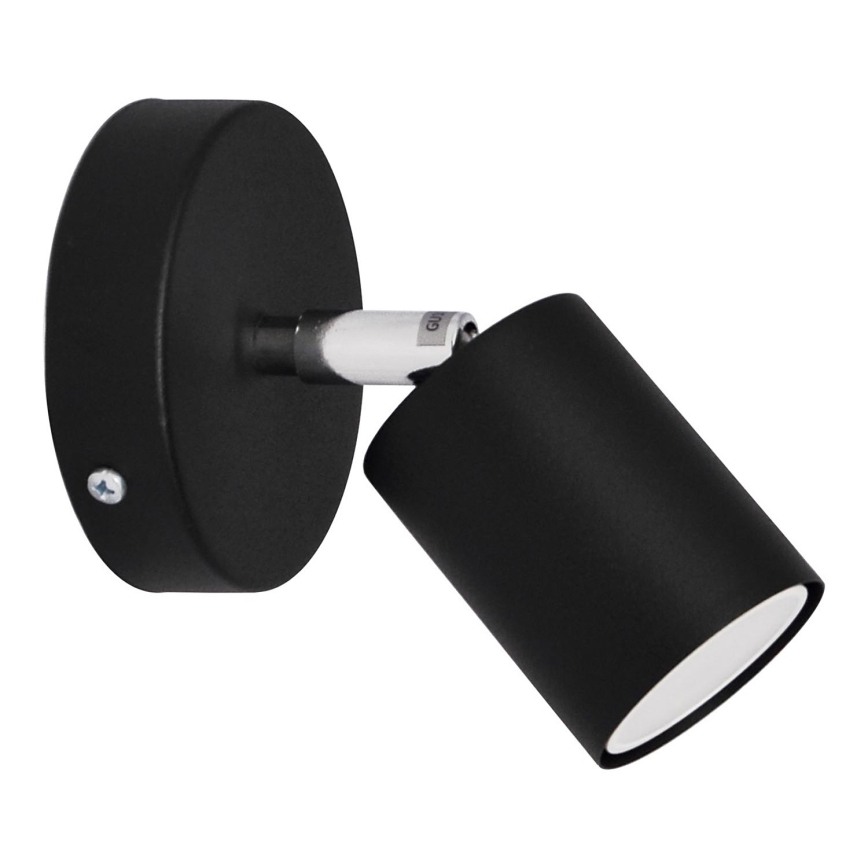 LED Wall spotlight TUNE 1xGU10/4,8W/230V black