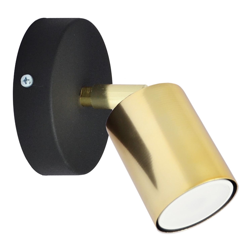 LED Wall spotlight TUNE 1xGU10/4,8W/230V gold/black