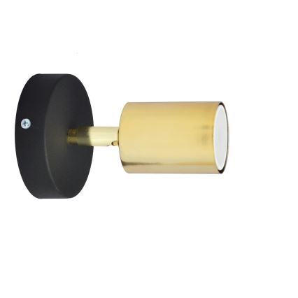 LED Wall spotlight TUNE 1xGU10/4,8W/230V gold/black