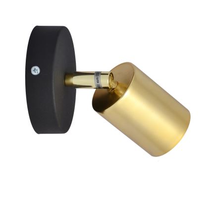 LED Wall spotlight TUNE 1xGU10/4,8W/230V gold/black