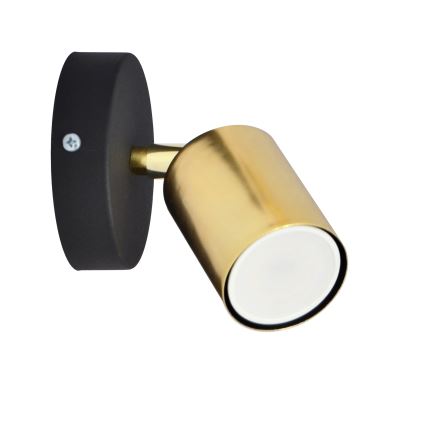 LED Wall spotlight TUNE 1xGU10/4,8W/230V gold/black