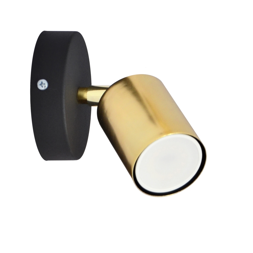 LED Wall spotlight TUNE 1xGU10/4,8W/230V gold/black