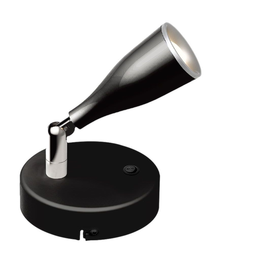 LED Wall spotlight with a switch LED/4,5W/230V 3000K black