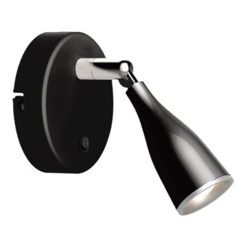 LED Wall spotlight with a switch LED/4,5W/230V 4000K black