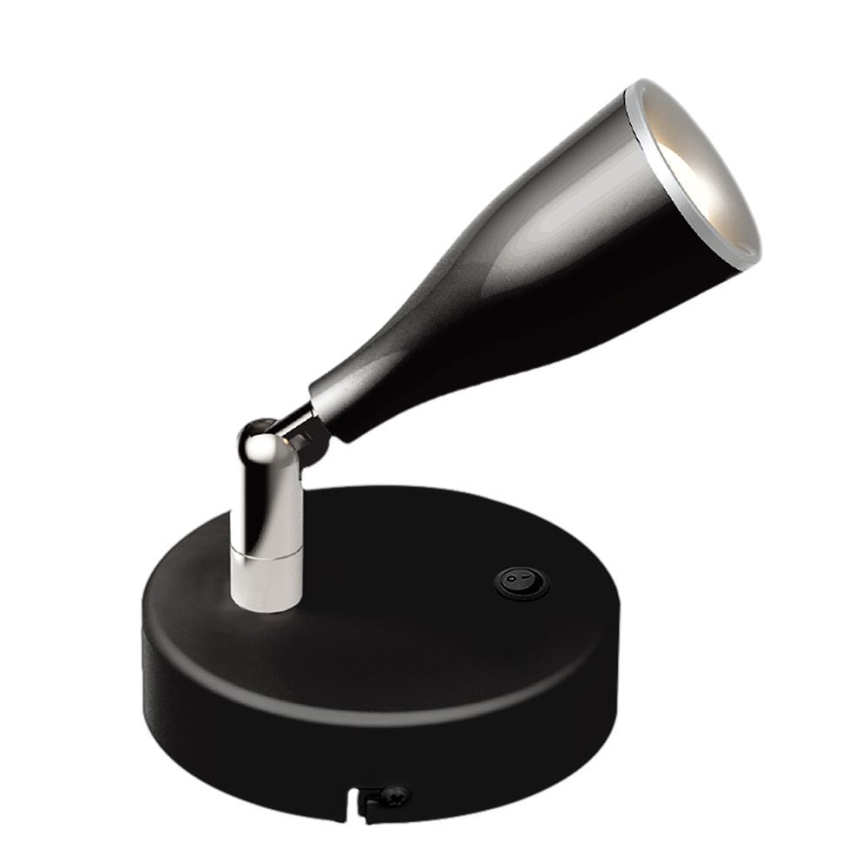 LED Wall spotlight with a switch LED/4,5W/230V 4000K black