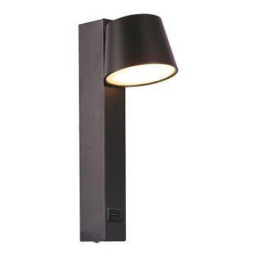 LED Wall spotlight with USB port LED/8W/230V 3000K