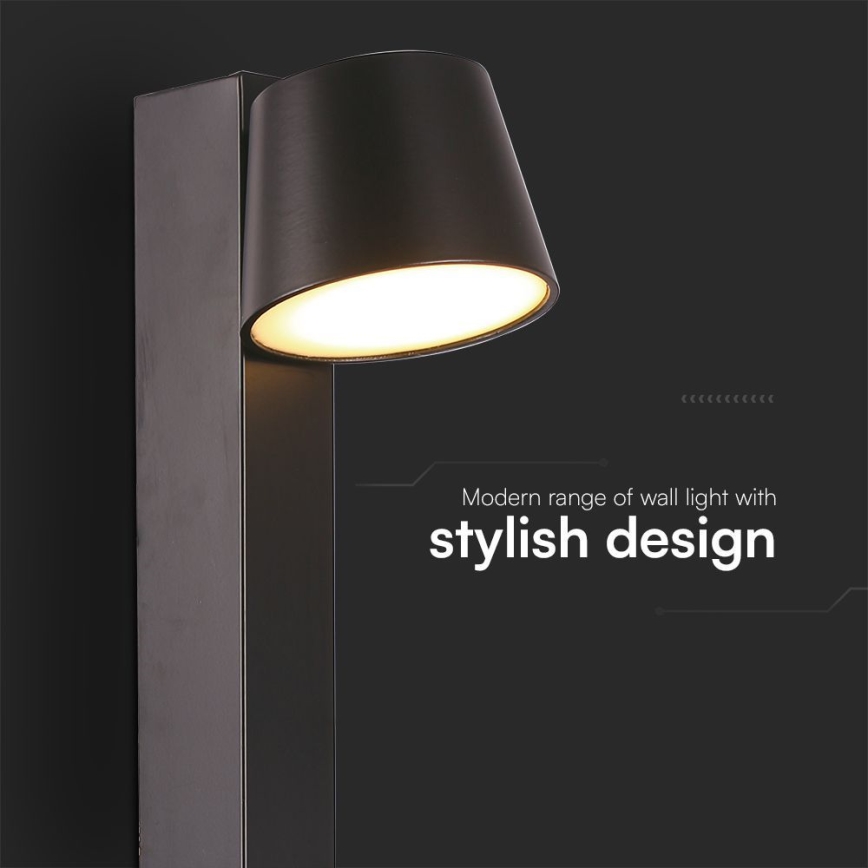 LED Wall spotlight with USB port LED/8W/230V 3000K