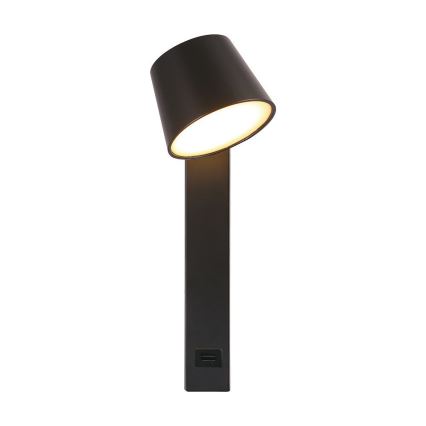 LED Wall spotlight with USB port LED/8W/230V 3000K