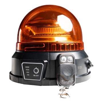 LED Warning beacon LED/12-24V IP65 + remote control