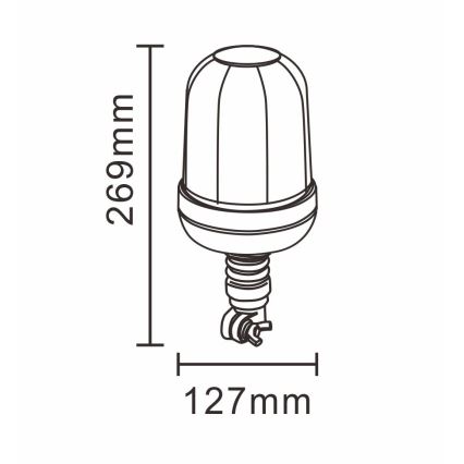 LED Warning beacon LED/12-24V IP66