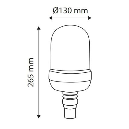 LED Warning beacon LIGHT LED H1/12-24V