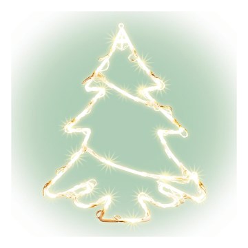 LED Window decoration 35xLED/3xAA warm white