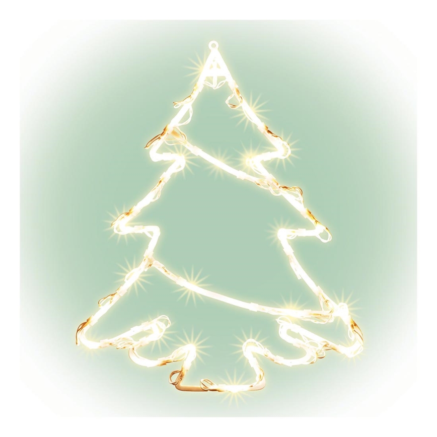 LED Window decoration 35xLED/3xAA warm white