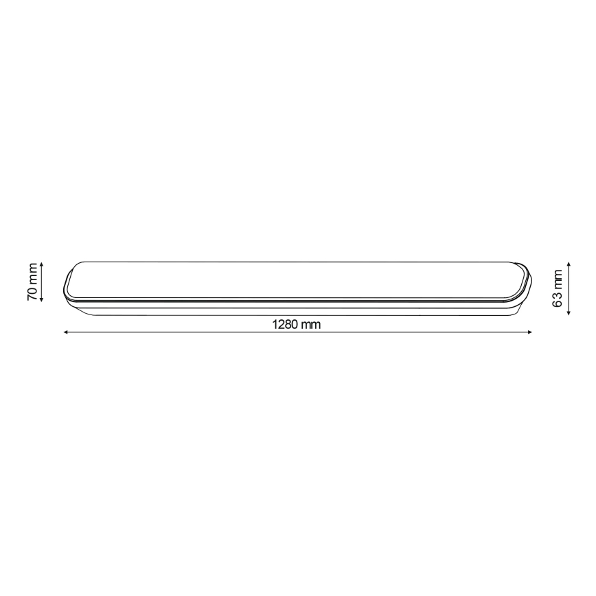 LED Work fluorescent light 1xG13/18W/230V IP65