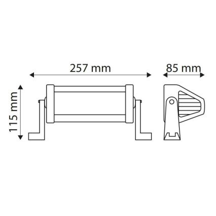 LED Work light EPISTAR LED/36W/10-30V IP67 6000K