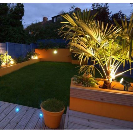 LED2 - Floodlight NAVY 1xGU10/42W/230V anthracite IP54