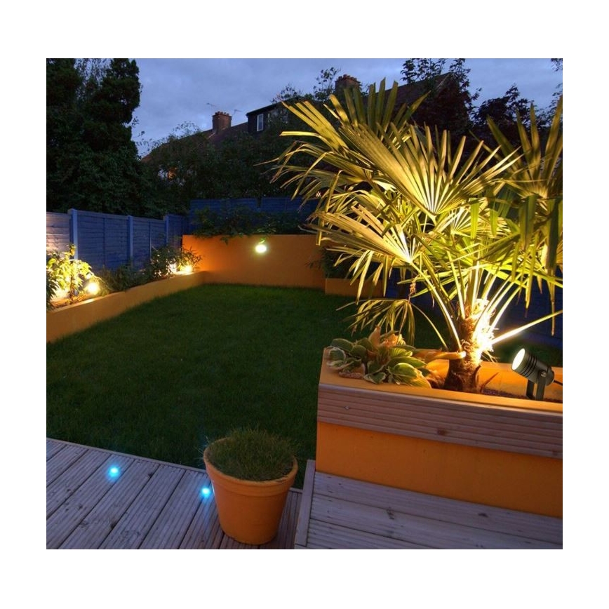 LED2 - Floodlight NAVY 1xGU10/42W/230V anthracite IP54