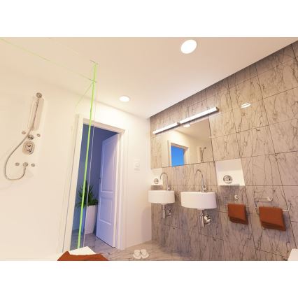 LED2 - LED Bathroom recessed light SLIM LED/10W/230V IP43 CRI 90