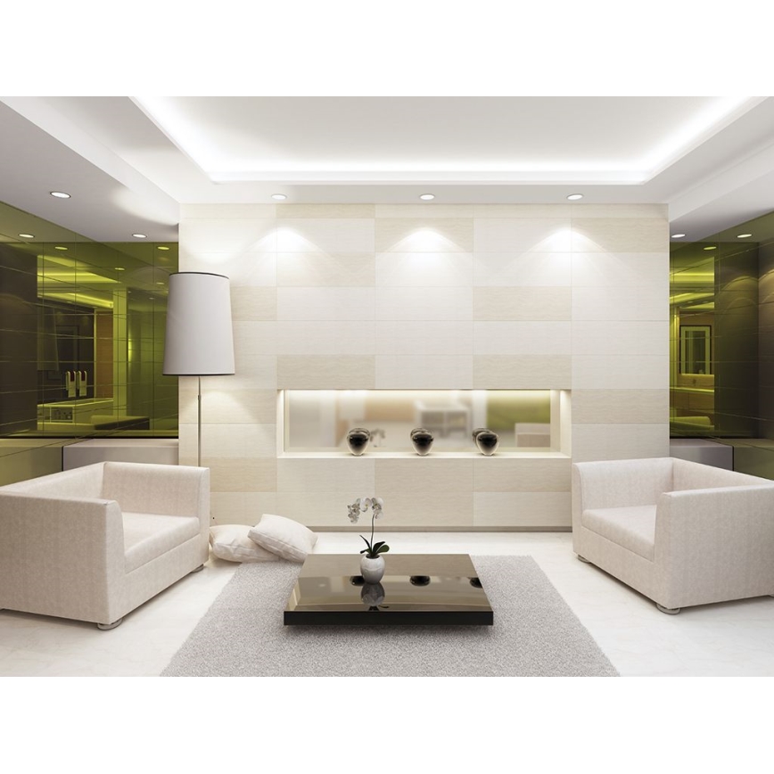 LED2 - LED Bathroom recessed light SLIM LED/10W/230V IP43 CRI 90