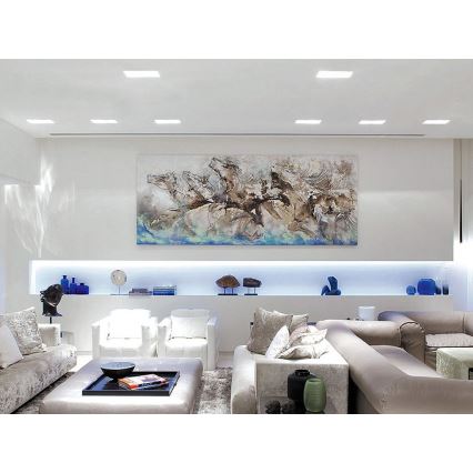 LED2 - LED Bathroom recessed light SLIM LED/20W/230V IP43 CRI 90
