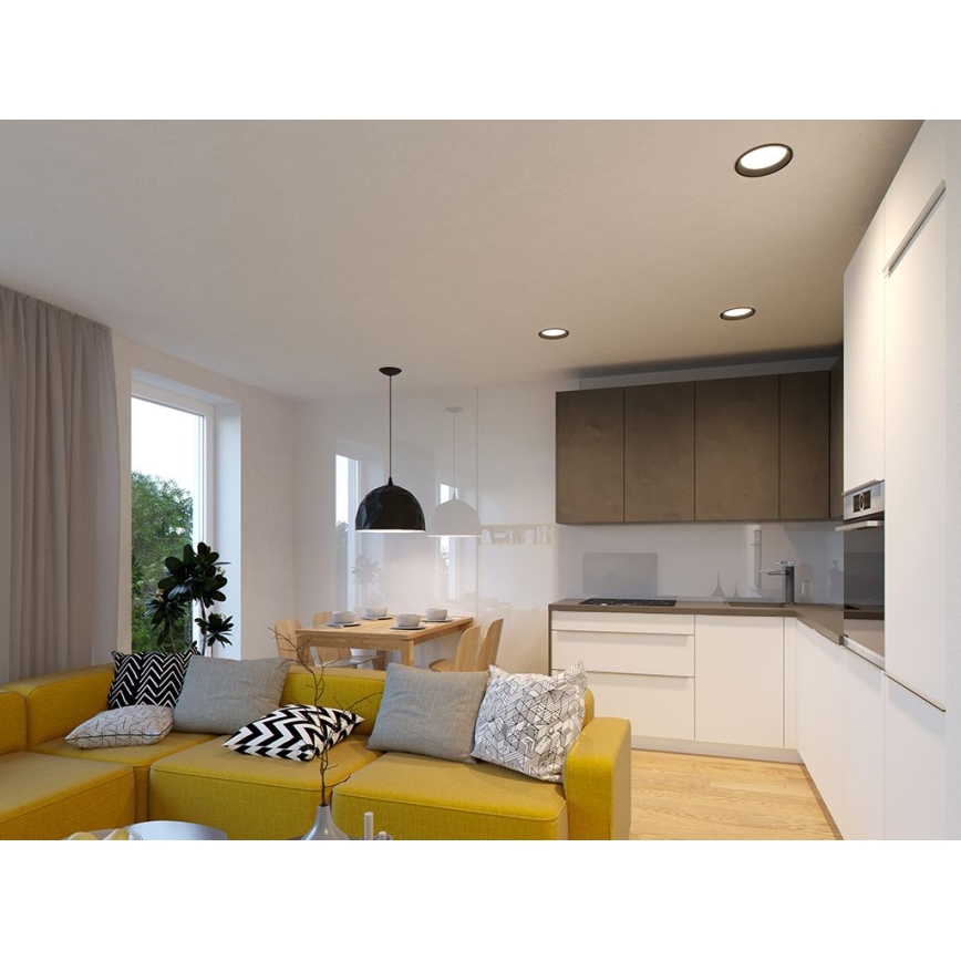 LED2 - LED Bathroom recessed light ZETA LED/25W/230V 3000K IP44