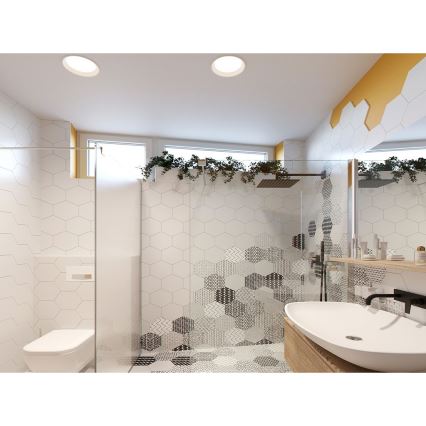 LED2 - LED Bathroom recessed light ZETA LED/25W/230V 3000K IP44