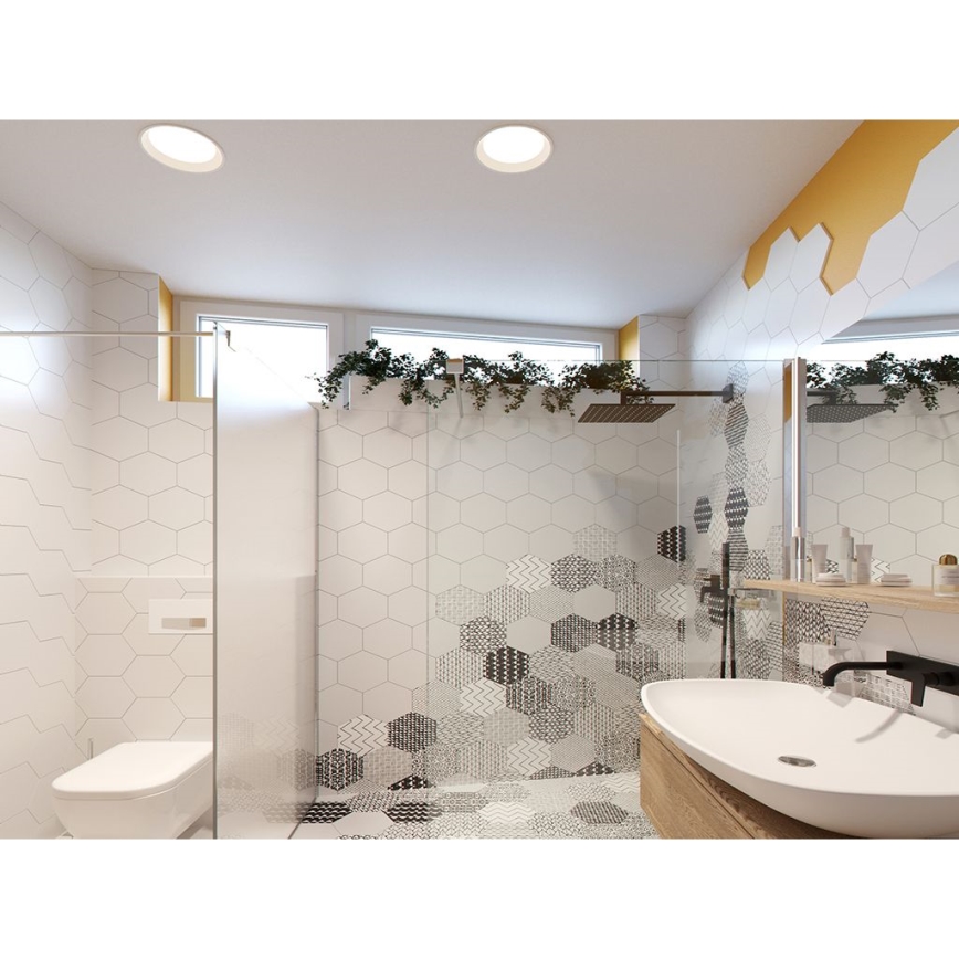 LED2 - LED Bathroom recessed light ZETA LED/25W/230V 3000K IP44