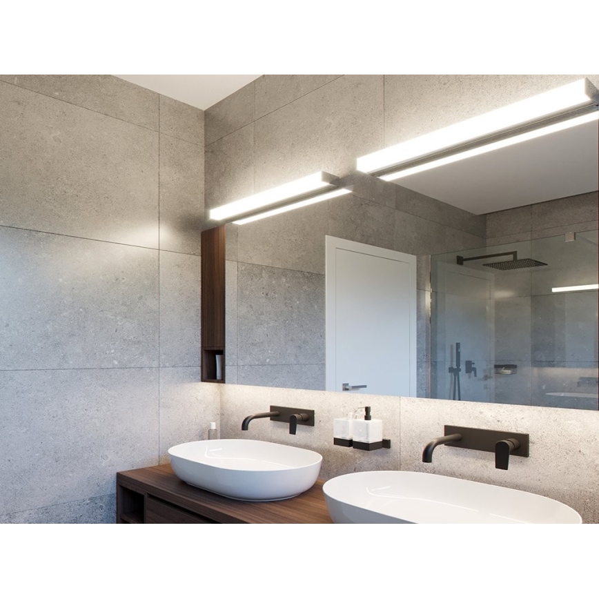 LED2 - LED Bathroom wall light QUADRA LED/12W/230V IP44 3000K/4000K