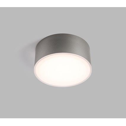 LED2 - LED Ceiling light BUTTON LED/17W/230V silver