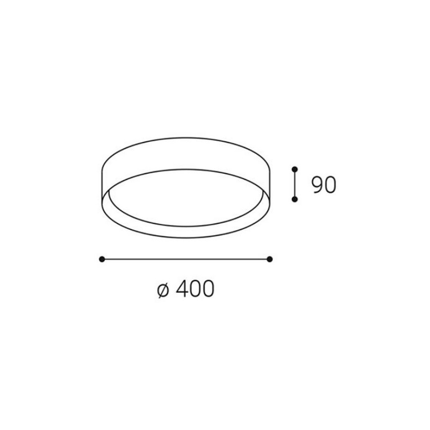 LED2 - LED Ceiling light MILA LED/30W/230V 3000/4000K