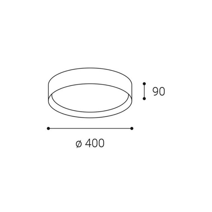 LED2 - LED Ceiling light MILA LED/30W/230V 3000/4000K
