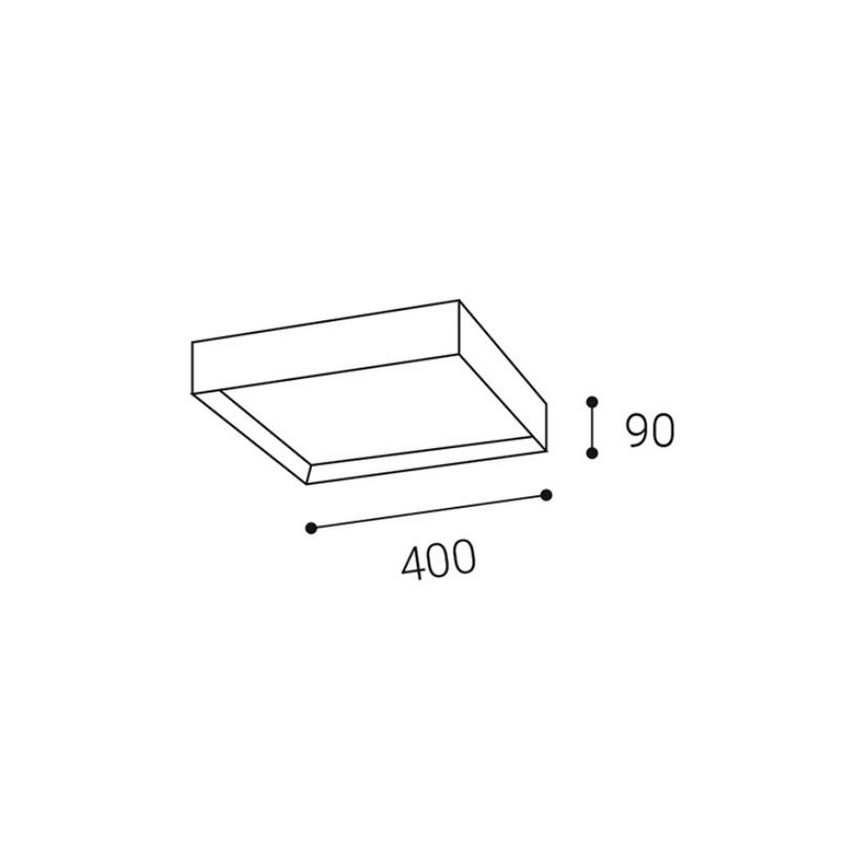 LED2 - LED Ceiling light MILO LED/30W/230V white 3000/4000K