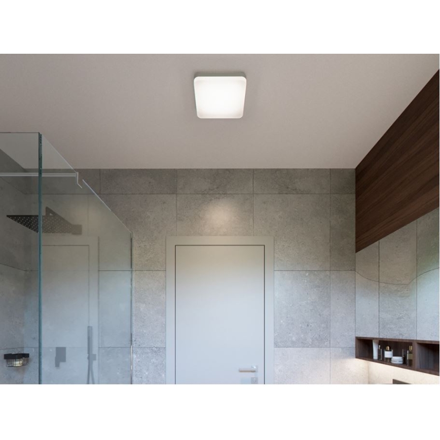 LED2 - LED Ceiling light SQUARE LED/12W/230V IP54 3000/4000/5700K