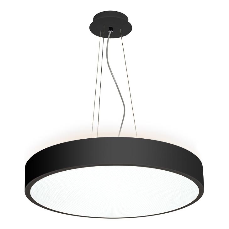LED2 - LED Chandelier on a string ROTO LED/48W/230V 2700K/3300K/4000K IP40 black d. 40 cm