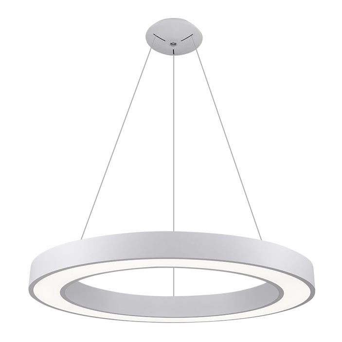LED2 - LED Chandelier on a string SATURN LED/80W/230V 3000K d. 80 cm white