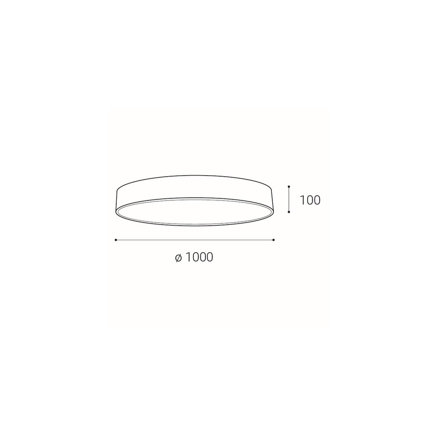 LED2 - LED Dimmable ceiling light MONO LED/153W/230V 3000K/4000K white
