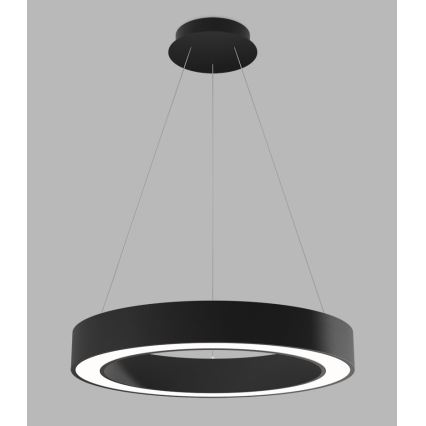 LED2 - LED Dimmable chandelier on a string SATURN LED/50W/230V 3000K/4000K black