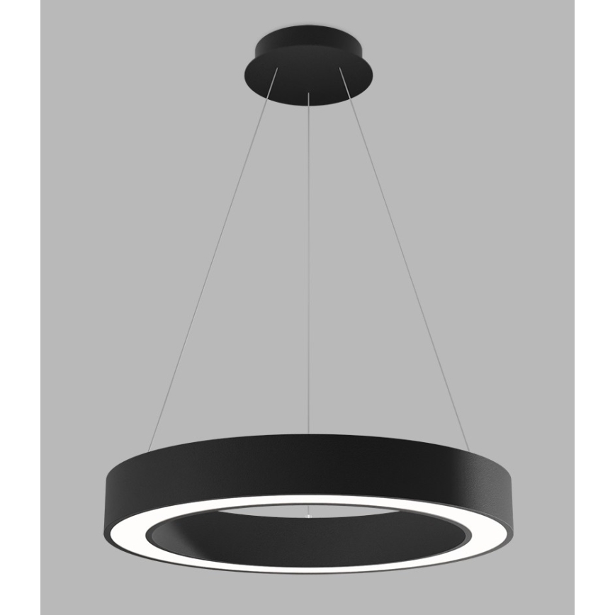 LED2 - LED Dimmable chandelier on a string SATURN LED/50W/230V 3000K/4000K black