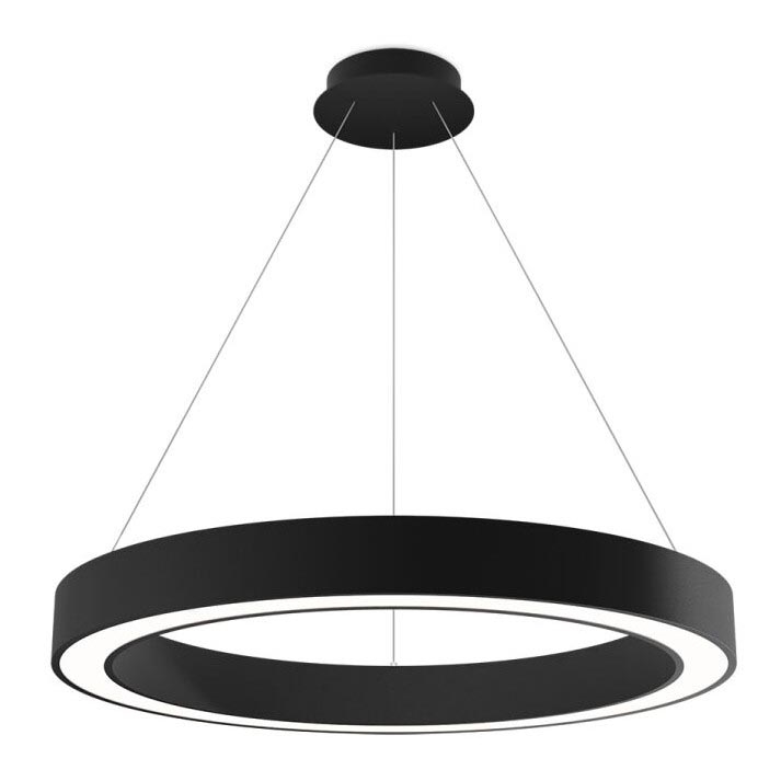 LED2 - LED Dimmable chandelier on a string SATURN LED/60W/230V 3000K/4000K black