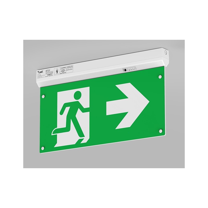 LED2 - LED Emergency light SAFE ALL LED/2W/3,6V 6000K IP40