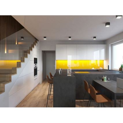 LED2 - LED Outdoor ceiling light CUBE LED/12W/230V anthracite IP54