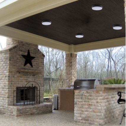 LED2 - LED Outdoor ceiling light LUNA LED/25W/230V  IP54 round