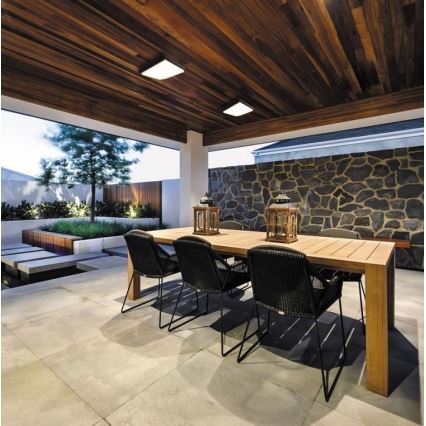 LED2 - LED Outdoor ceiling light QUADO LED/10W/230V anthracite IP54