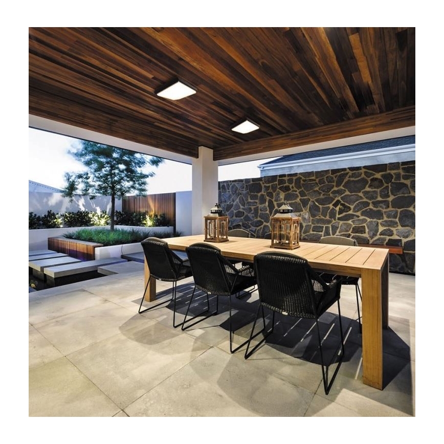 LED2 - LED Outdoor ceiling light QUADO LED/10W/230V anthracite IP54