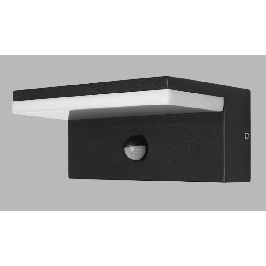 LED2 - LED Outdoor wall light with a sensor HUGO LED/9W/230V IP54 3000K/4000K