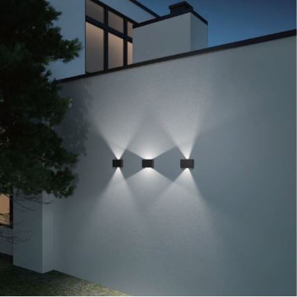 LED2 - LED Outdoor wall light BLADE 2xLED/12W/230V IP54
