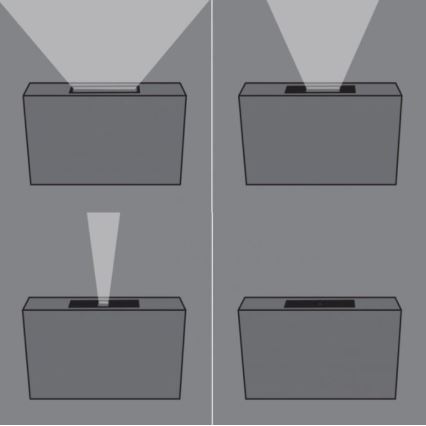 LED2 - LED Outdoor wall light BLADE 2xLED/12W/230V IP54